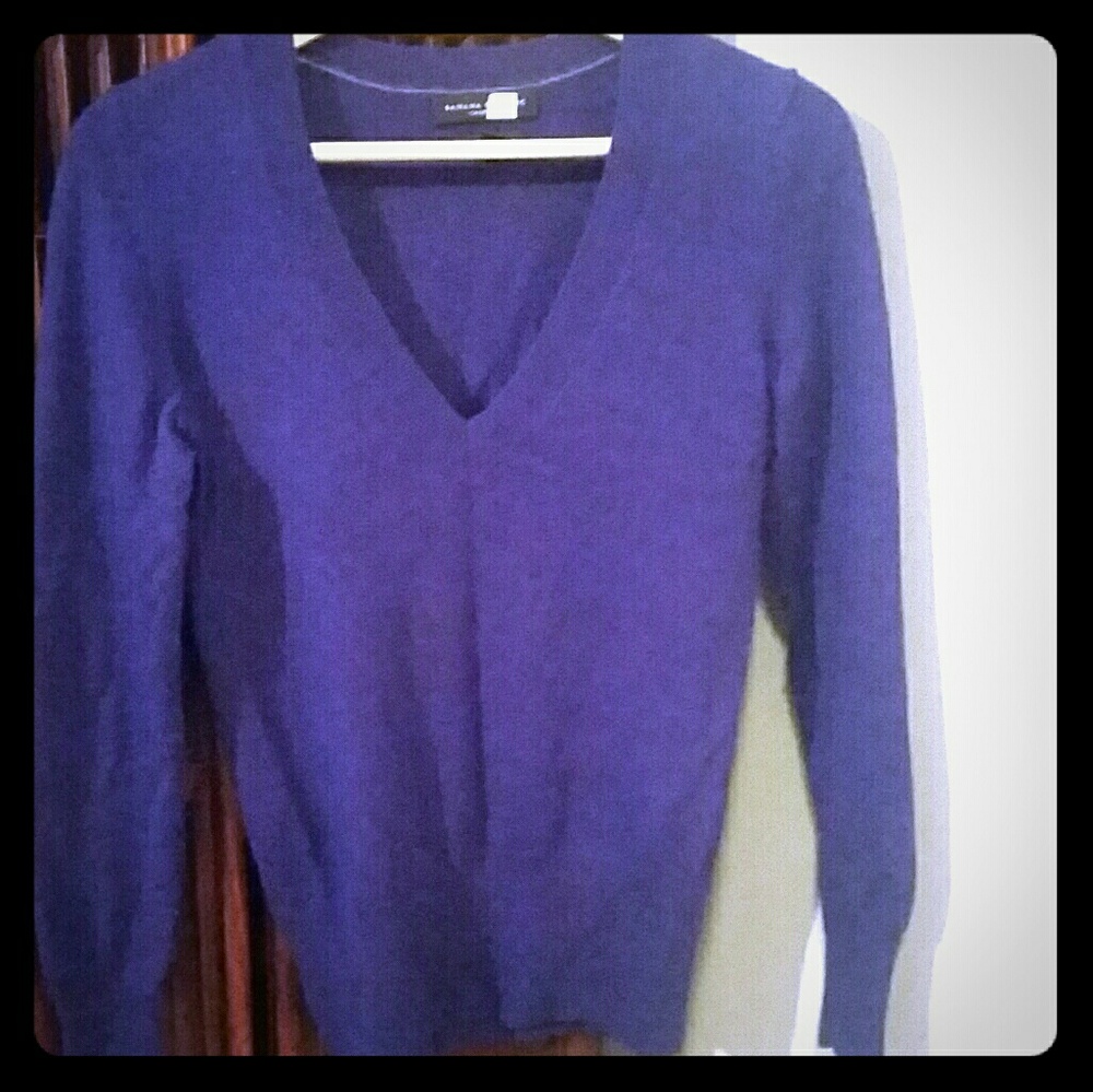 Deep purple 100% cashmere sweater