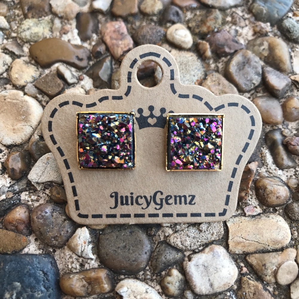 Juicy Gemz Druzy Earrings