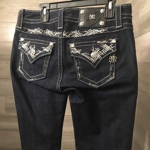 Miss Me dark blue jeans size 27