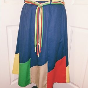 Cute Color Block skirt