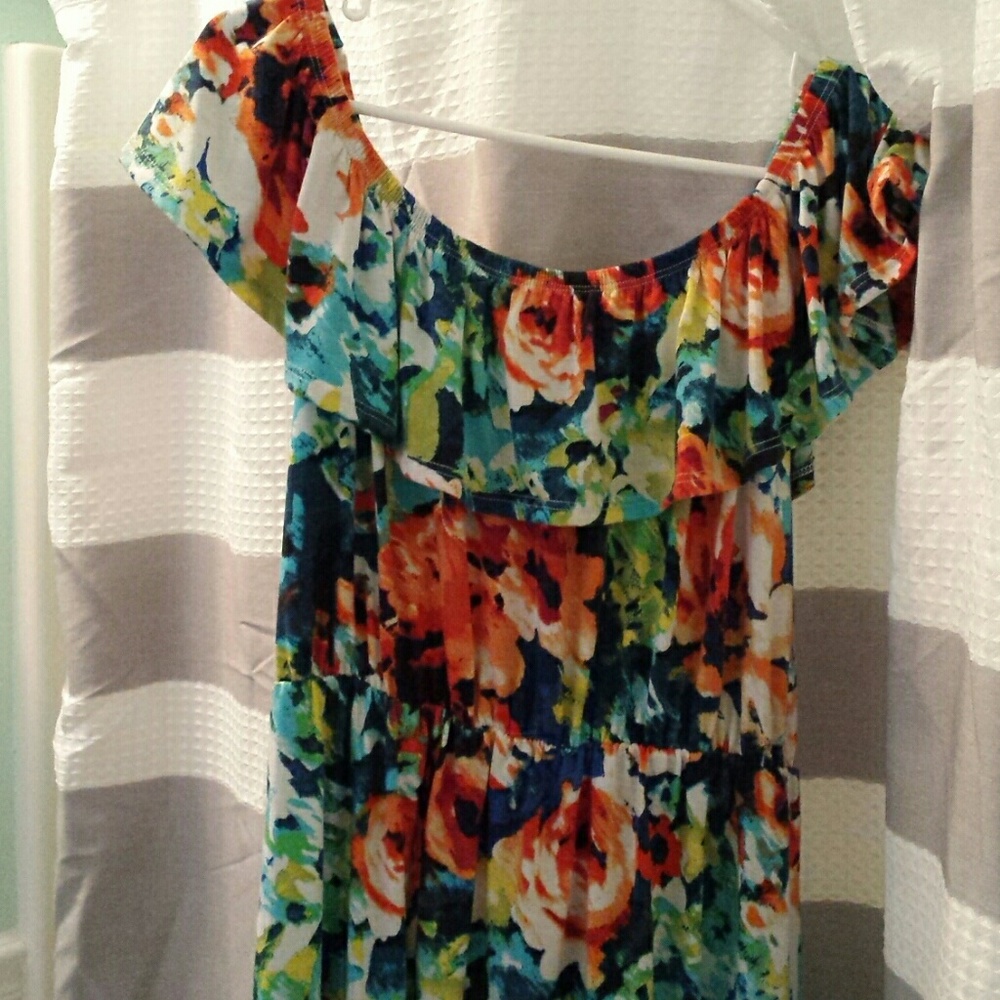 Watercolor dress
