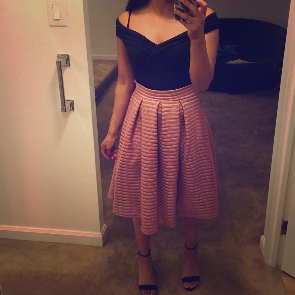 Pink Flowy skirt