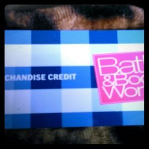 $133Bath & Body Works gift card merchandise credit
