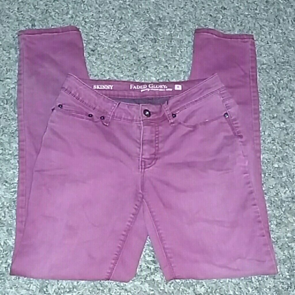 Size 6 Red Jeans