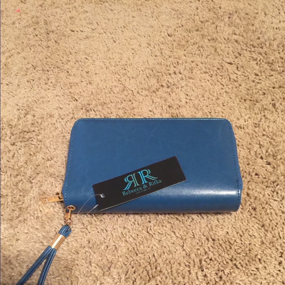 Blue wristlet
