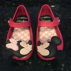 Mini Melissa Minnie and Mickey Shoes