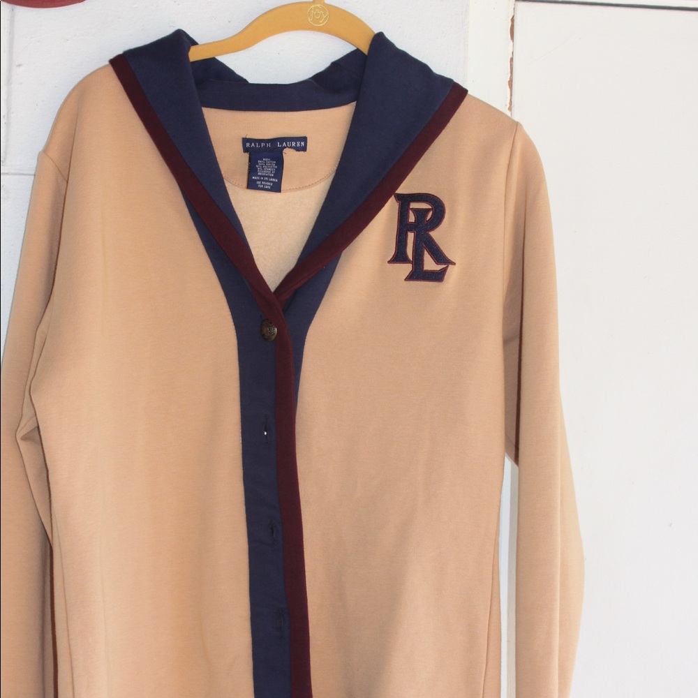 Female Ralph Lauren Shawl Cardigan