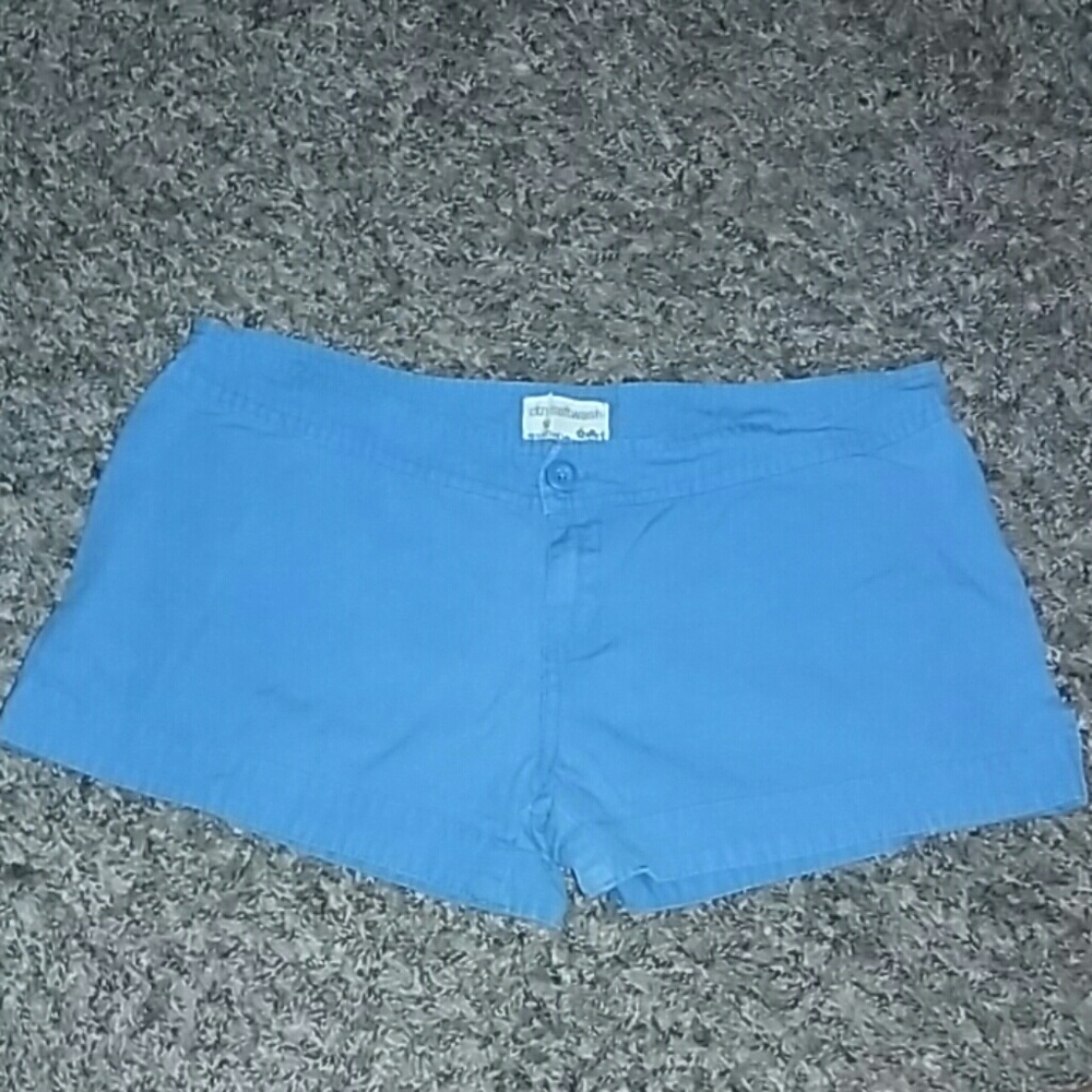 Blue shorts