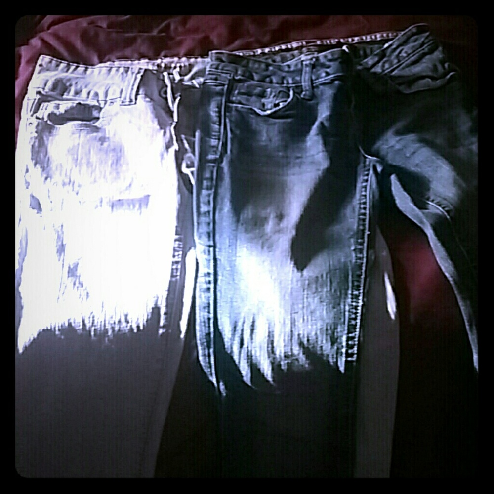 2 pairs of jeans boot cut