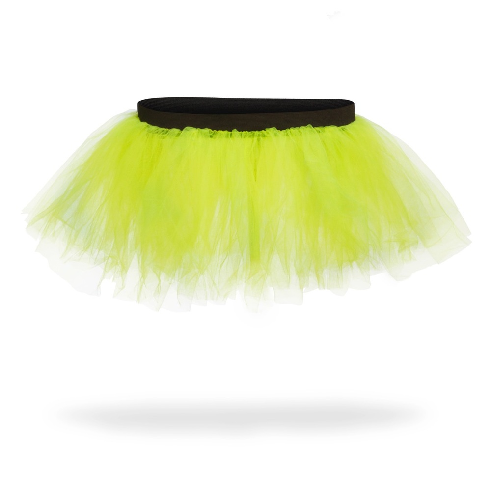 Neon yellow tutu