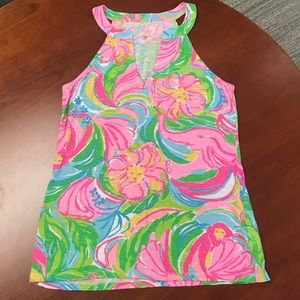 Lilly Pulitzer Bright Colorful Arya Tank Top Sz XS Lilly Pulitzer Bright Colorful Arya Tank Top Sz XS