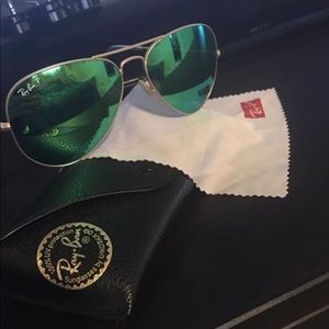 Blue/Green lensed RayBans