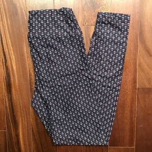 BN NEVER WORN Anchor Print leggings