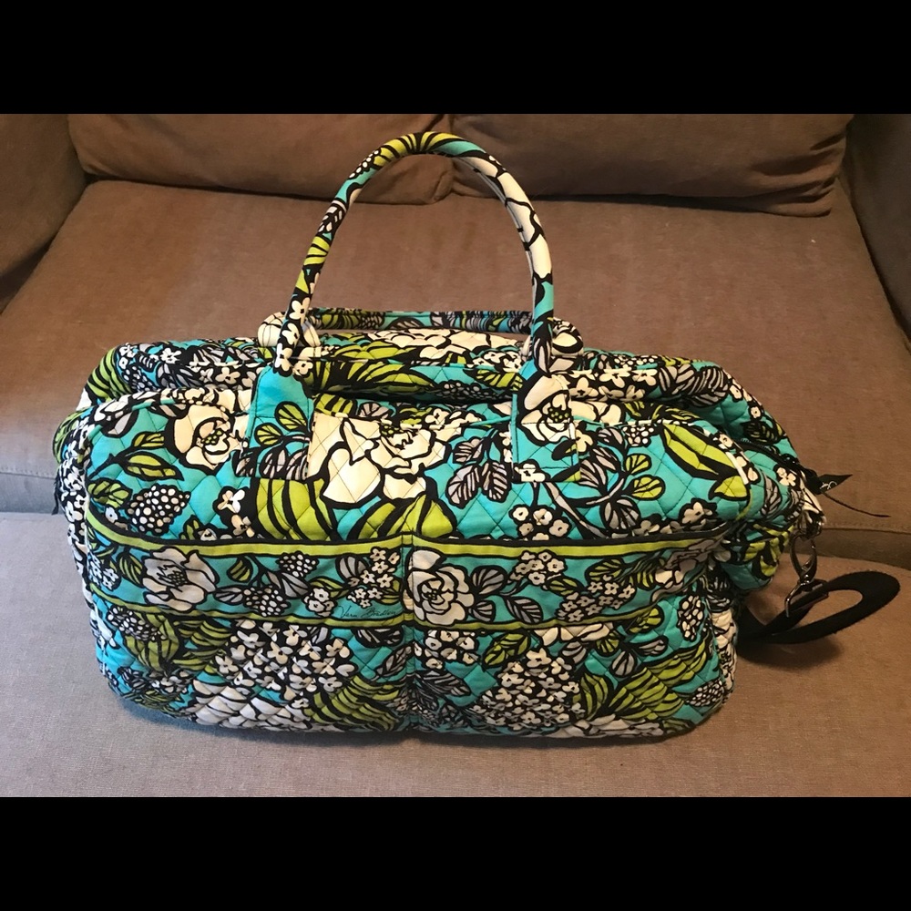Vera Bradley Island Blooms Weekender Duffle Bag