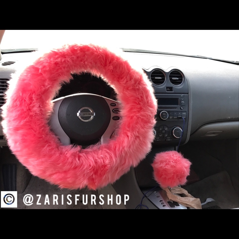 Fur Car Accessories Set