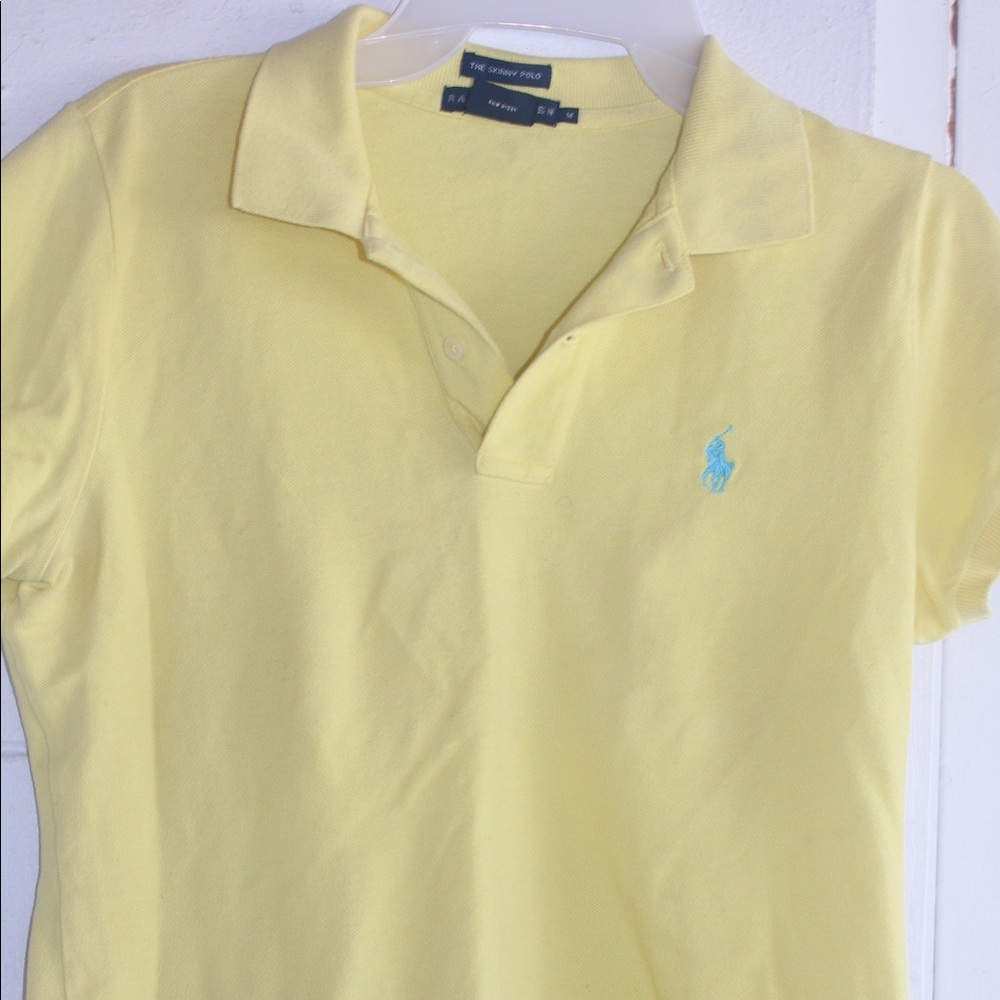 Yellow Ralph Lauren Polo shirt