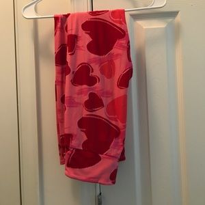 Lularoe Valentines Day leggings Lularoe Valentines Day leggings