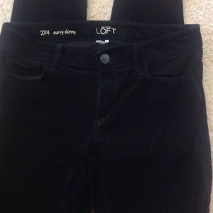 Loft curvy skinny cords
