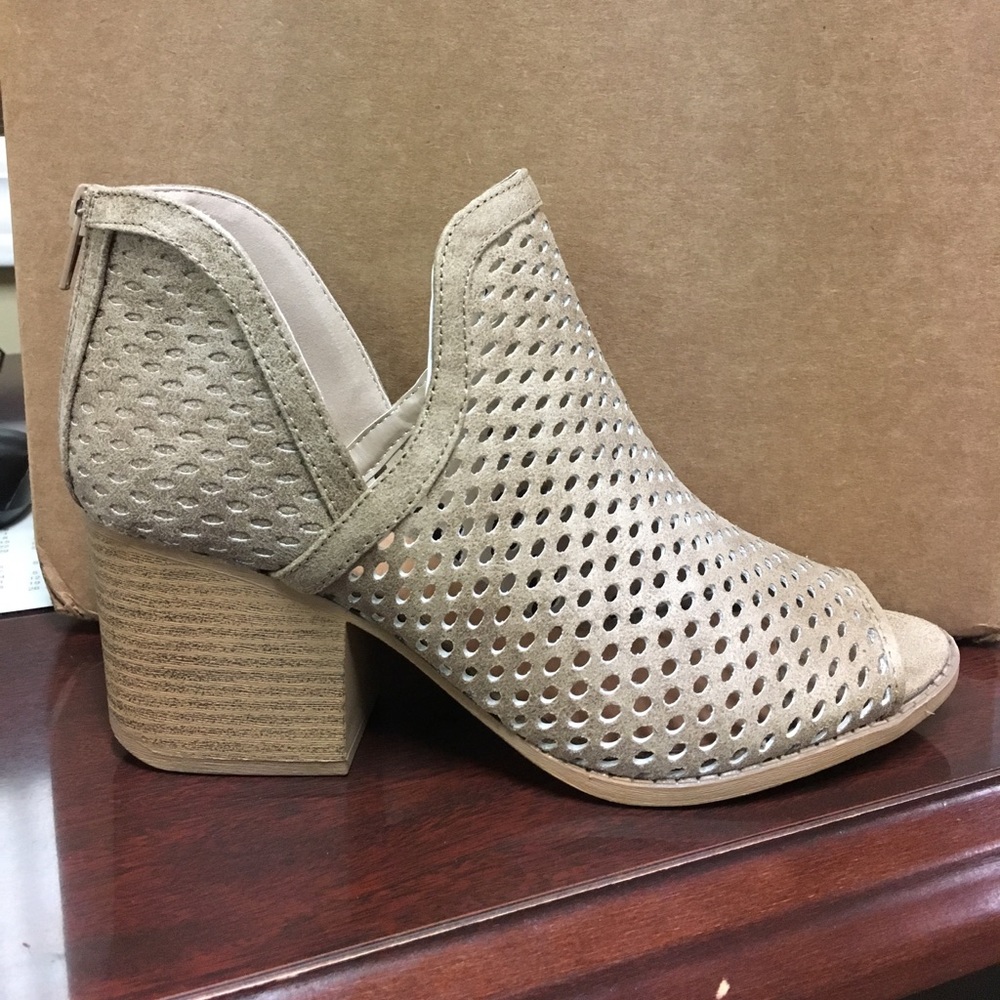 Peep toe boots! Brand new!