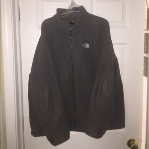 North Face Men’s Fleece Full-Zip jacket - Gray