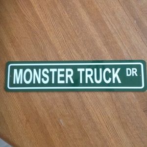 Wall decor monster truck