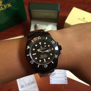 Black Rolex submariner Black Rolex submariner