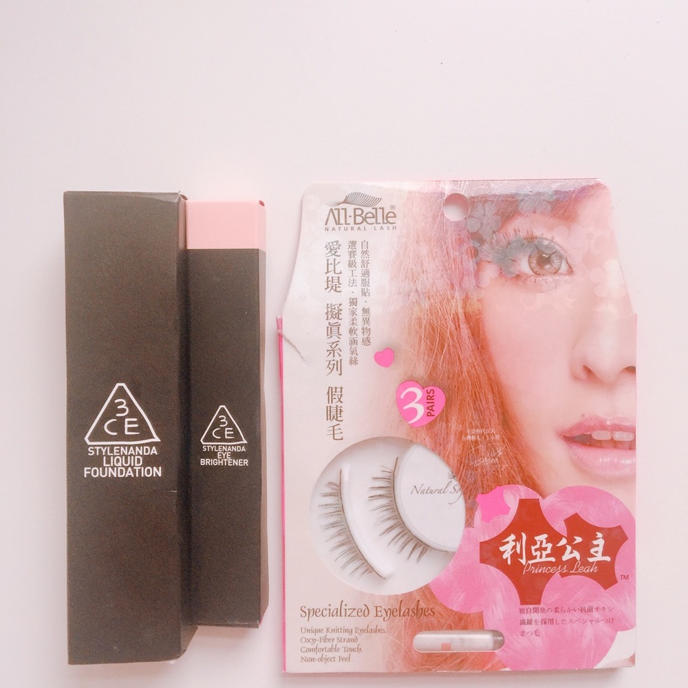 Stylenanda products and eyelashes