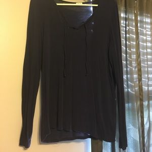 Soft long sleeve T-shirt. Blush purple