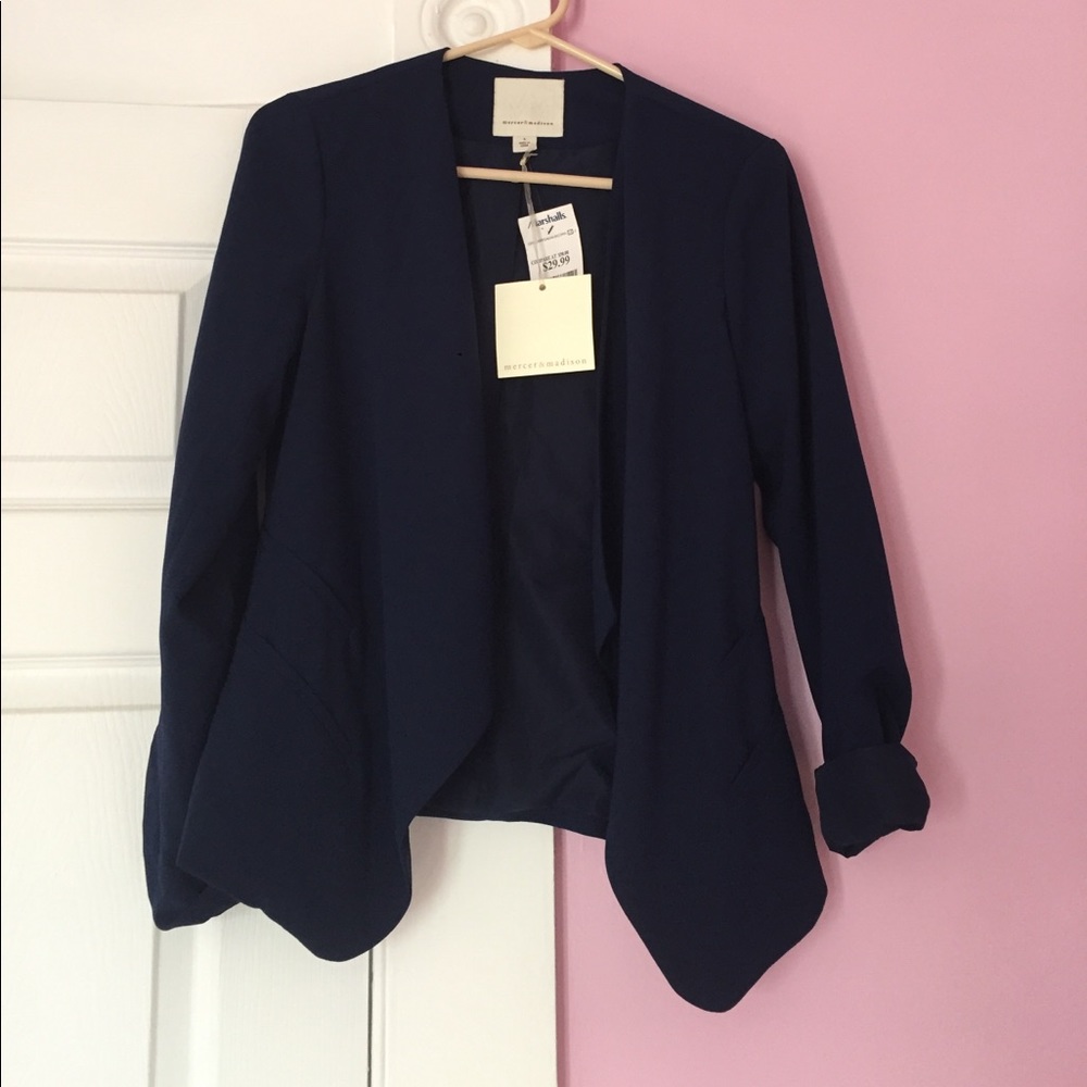 Navy blue blazer