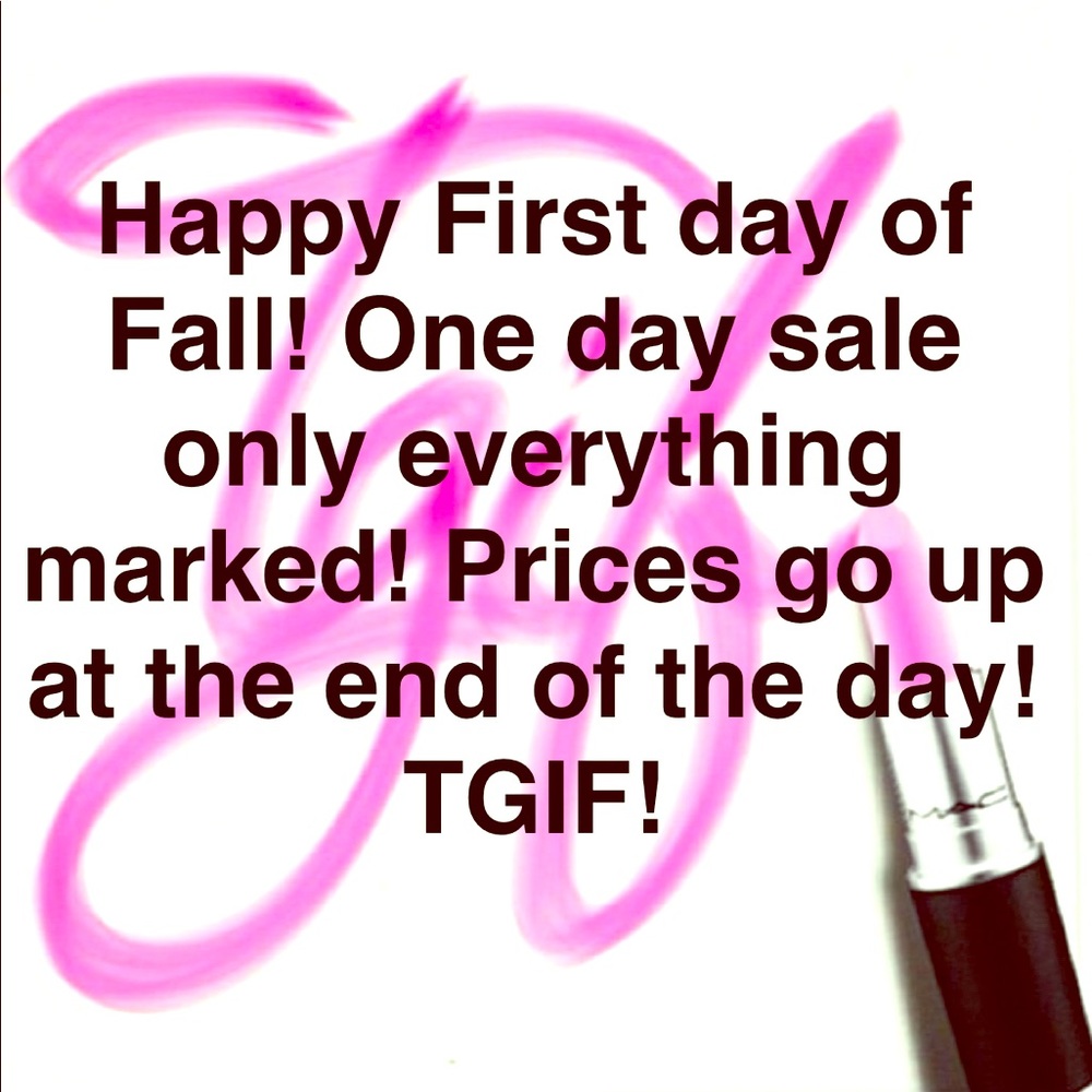 One day sale before vacation hold!