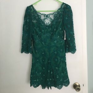 Free People emerald green sequence romper 0 Free People emerald green sequence romper 0