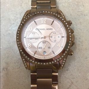 Rose Gold Michael Kors Watch