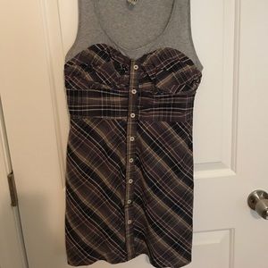 Free People Plaid Dress Free People Plaid Dress