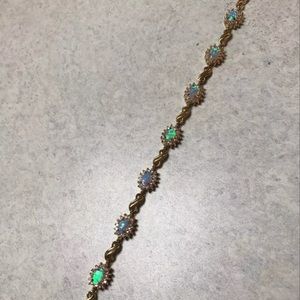 Gold Opal bracelet