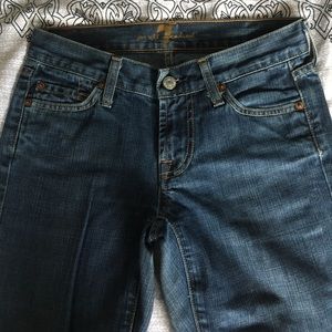 7 jeans - dark wash, boot cut