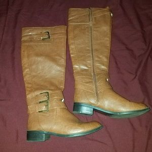 SODA Tan Riding Boots