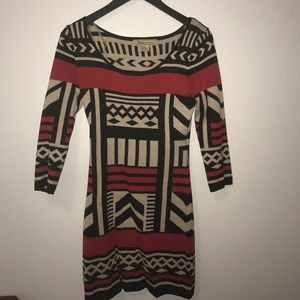 Tribal patterned dress