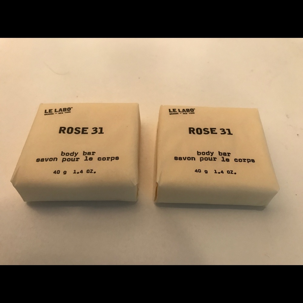 2 new travel size Le Labo soap Rose 31