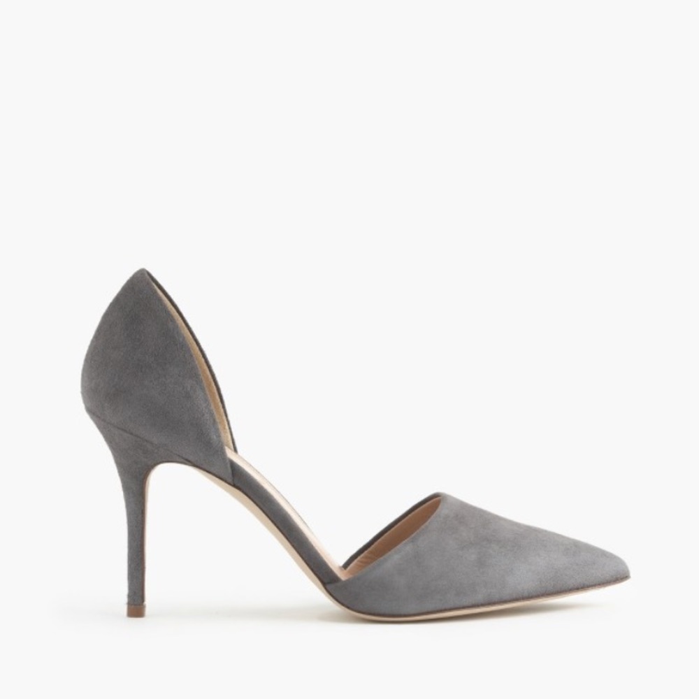 J. Crew Elsie Suede D'Orsay Pumps