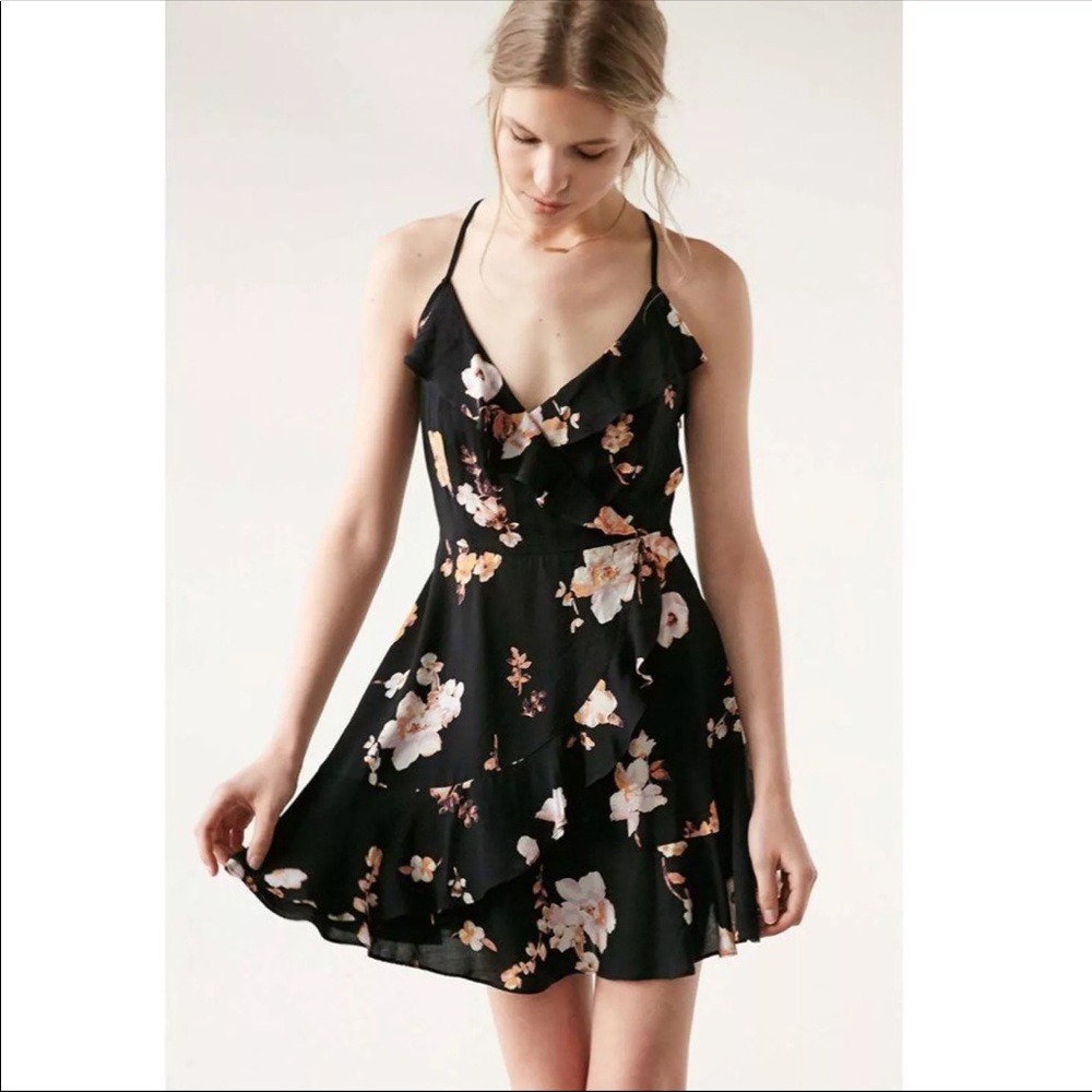 Urban Outfitters Floral Wrap Dress