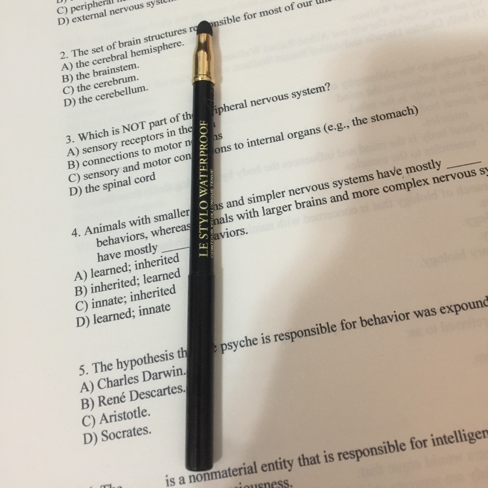 Lancôme eyeliner waterproof black