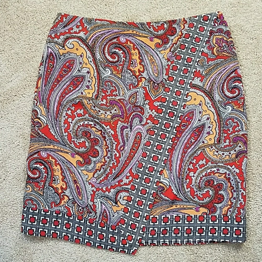 New York & Company faux wrap skirt