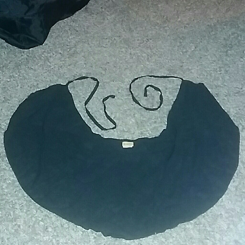 Black highwaist wrap