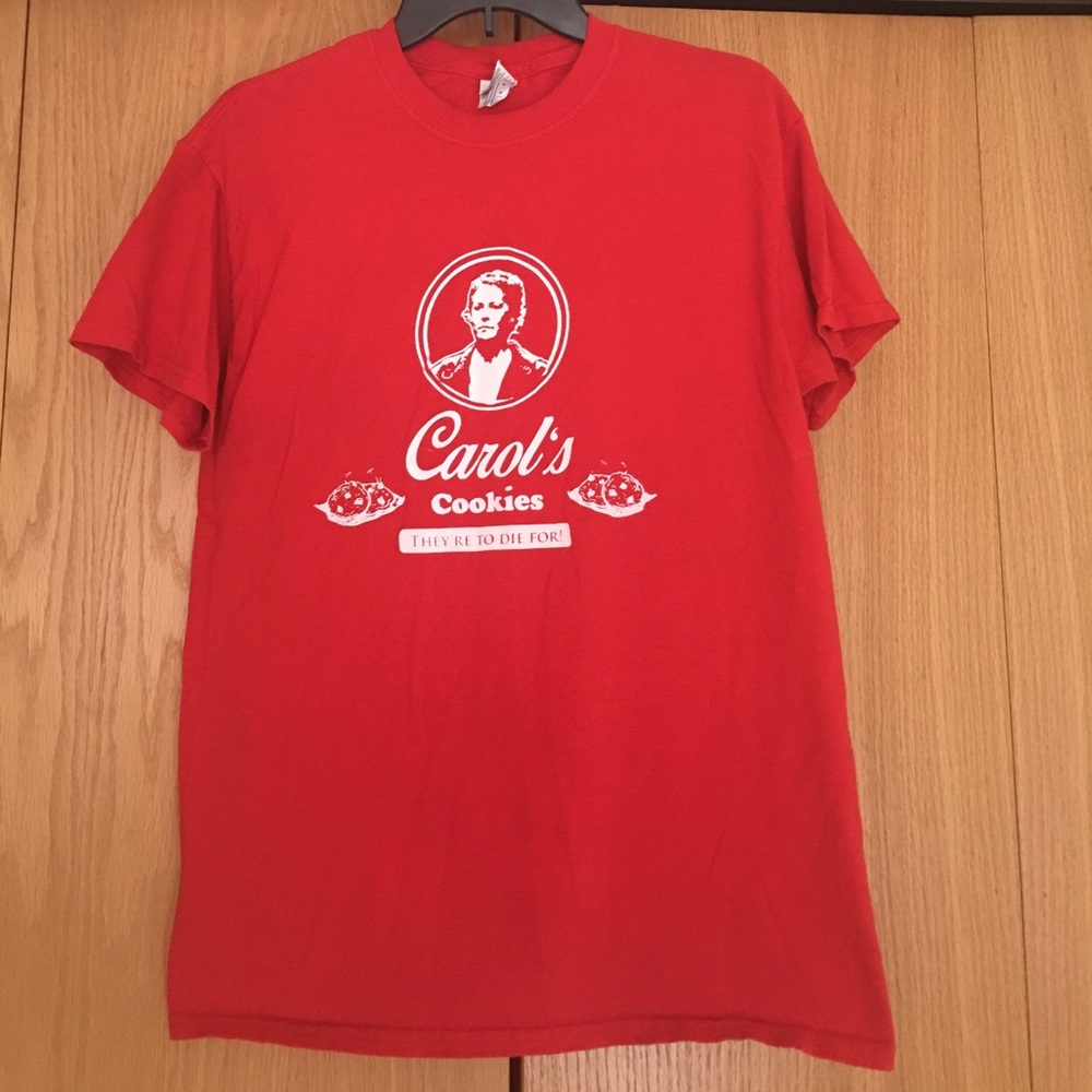 Carol's Cookies shirt, men's medium, Walking Dead