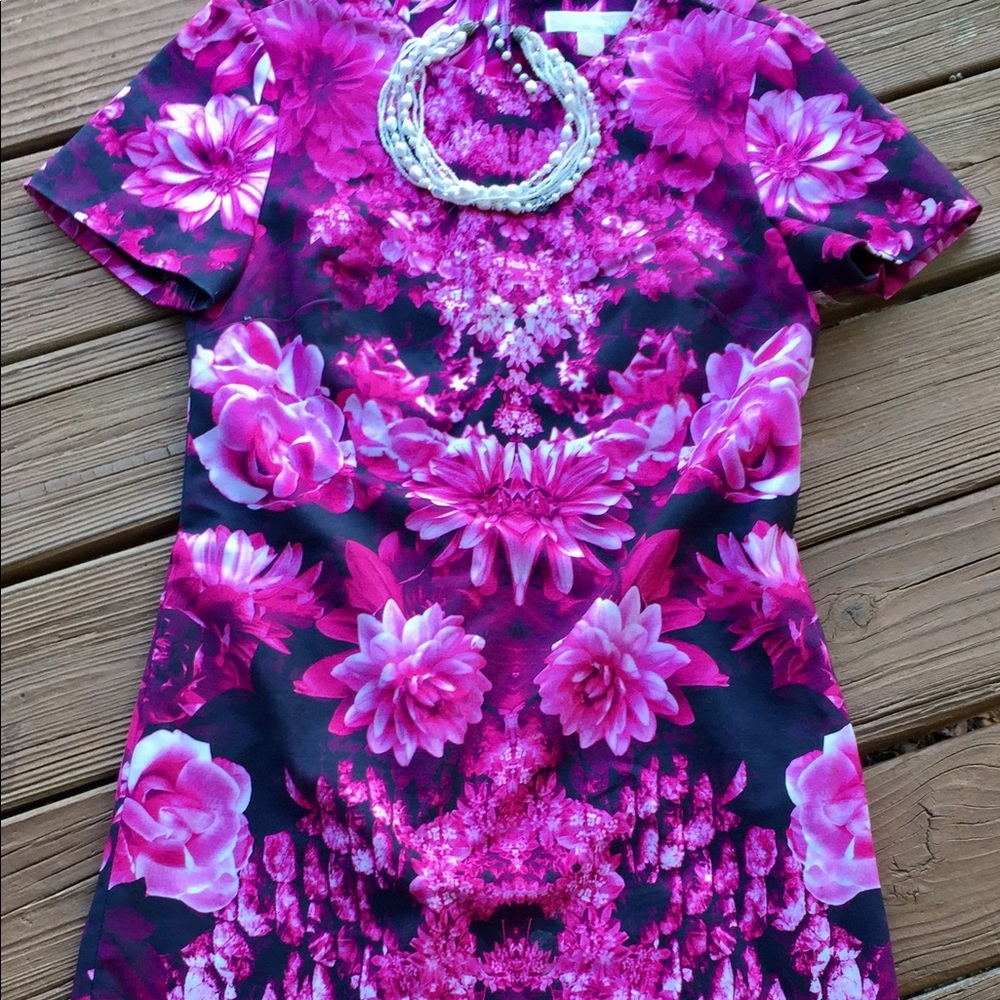 Lovely Michael Kors On-Trend Fall Art Print Dress