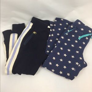 Mini Boden sweatpants and Crewcut joggers girls 6