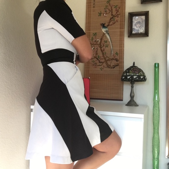 W118 BY WALTER BAKER Black and White Dress - Picture 2 of 8