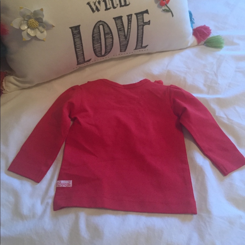 Red Ruffle Top - Picture 4 of 4