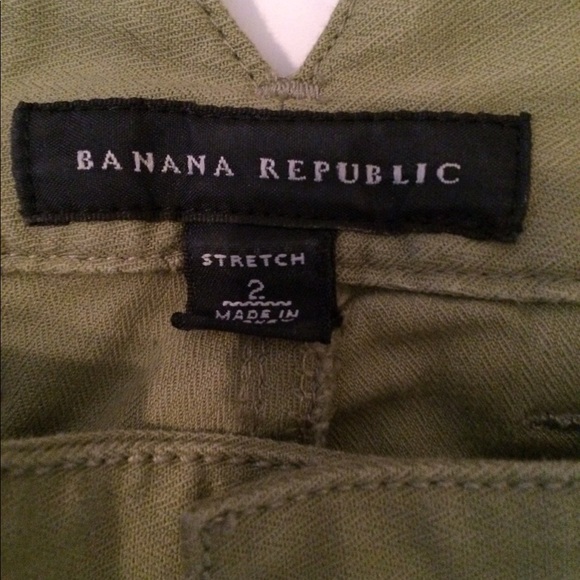 Banana Republic Pants Size 2 Olive - Picture 4 of 4