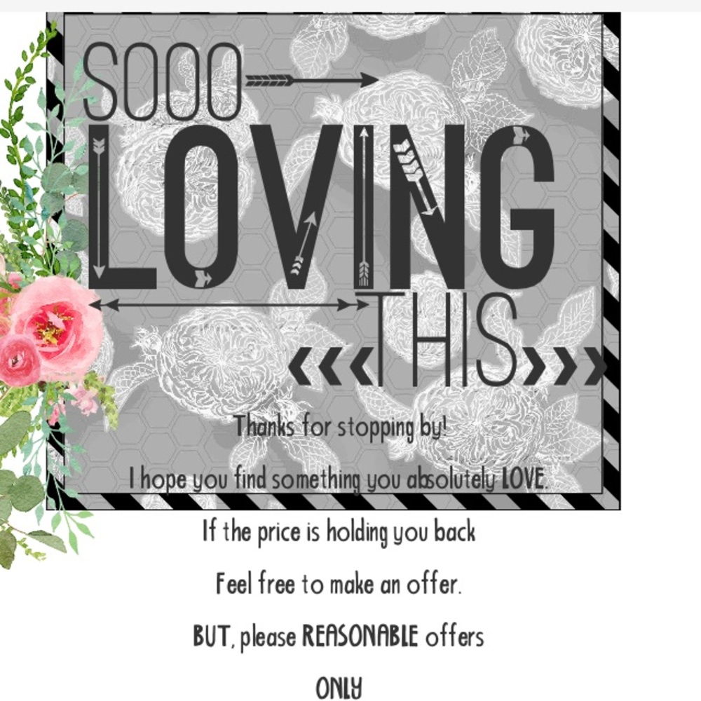 ️️Reasonable offers welcomed